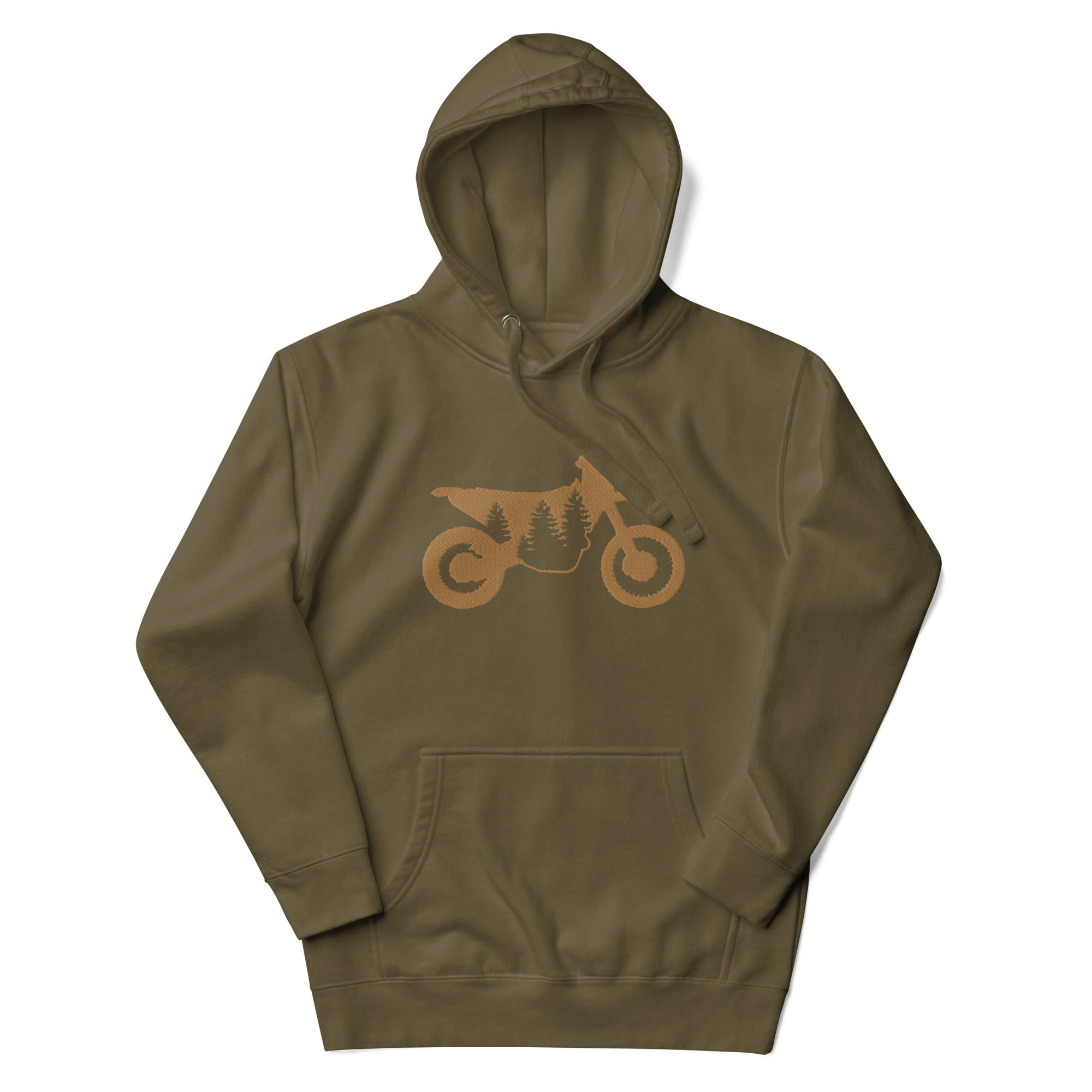 TreeBike Hoodie, Embroidered, PNWDS