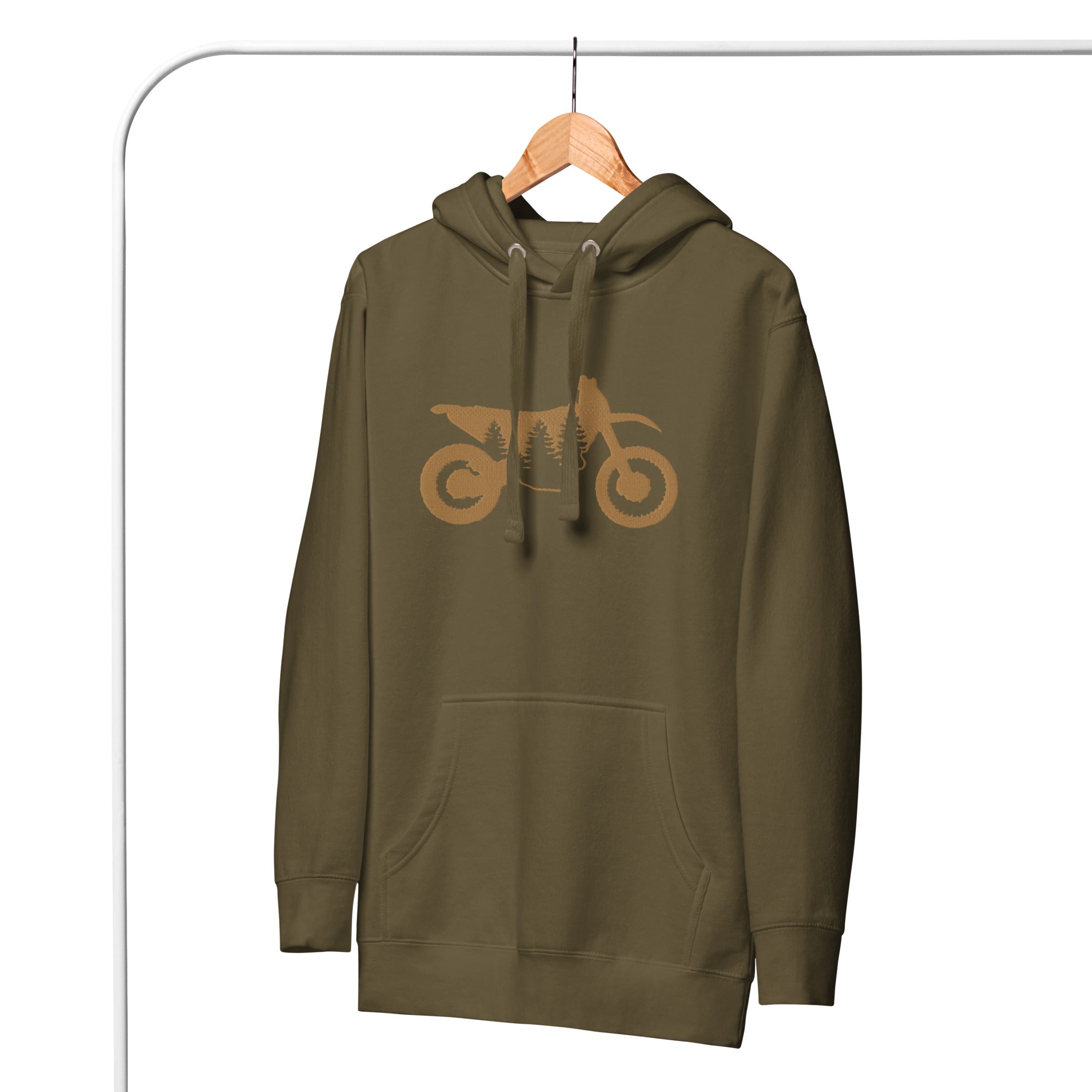 TreeBike Hoodie, Embroidered, PNWDS