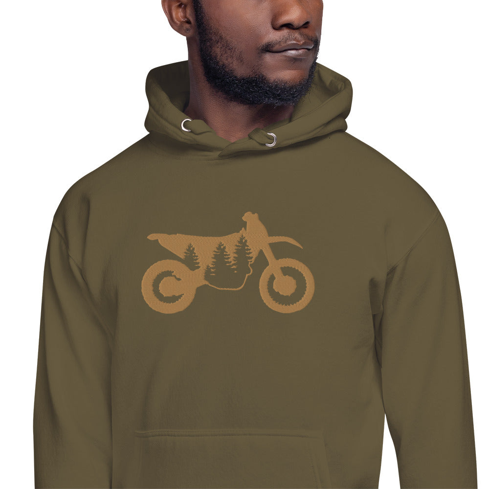 TreeBike Hoodie, Embroidered, PNWDS