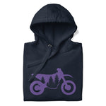 Load image into Gallery viewer, TreeBike Hoodie, Embroidered, Purple
