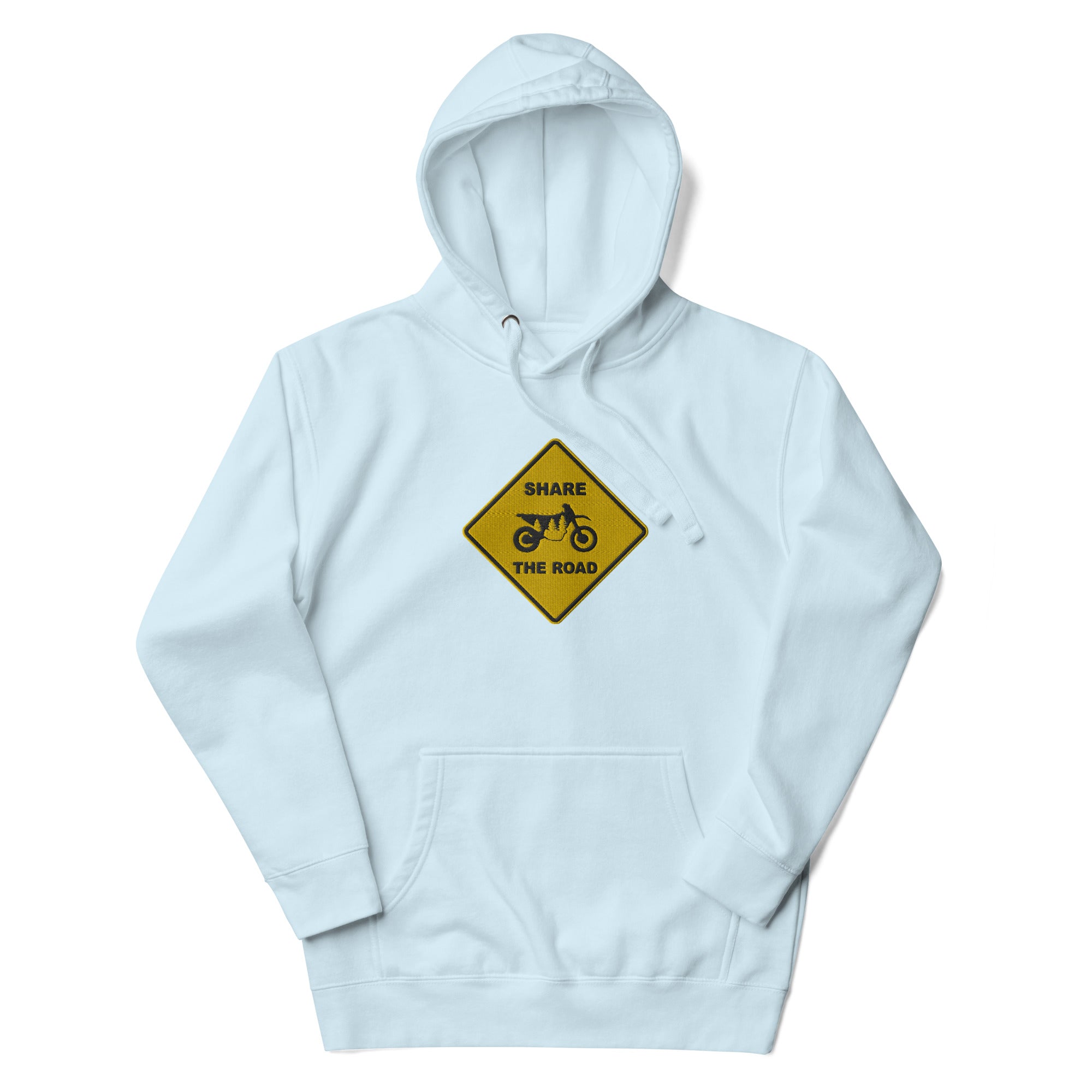 Share The Road Hoodie, Embroidered