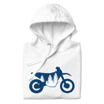 Load image into Gallery viewer, TreeBike Hoodie, Embroidered, Blue
