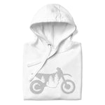 Load image into Gallery viewer, TreeBike Hoodie, Embroidered, White

