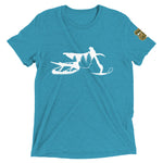 Load image into Gallery viewer, SnowBike Shirt, Tri-Blend, White
