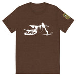 Load image into Gallery viewer, SnowBike Shirt, Tri-Blend, White
