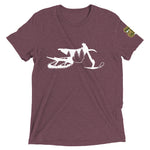 Load image into Gallery viewer, SnowBike Shirt, Tri-Blend, White
