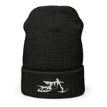 Load image into Gallery viewer, SnowBike Beanie, Waffle, White
