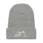 Load image into Gallery viewer, SnowBike Beanie, Waffle, White
