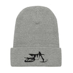 Load image into Gallery viewer, SnowBike Beanie, Waffle, Black
