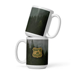 Load image into Gallery viewer, Misty Trees Mug, Ceramic, White
