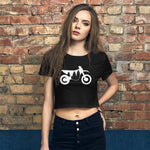 Load image into Gallery viewer, TreeBike Shirt, Women, Cropped, White
