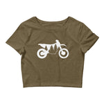 Load image into Gallery viewer, TreeBike Shirt, Women, Cropped, White
