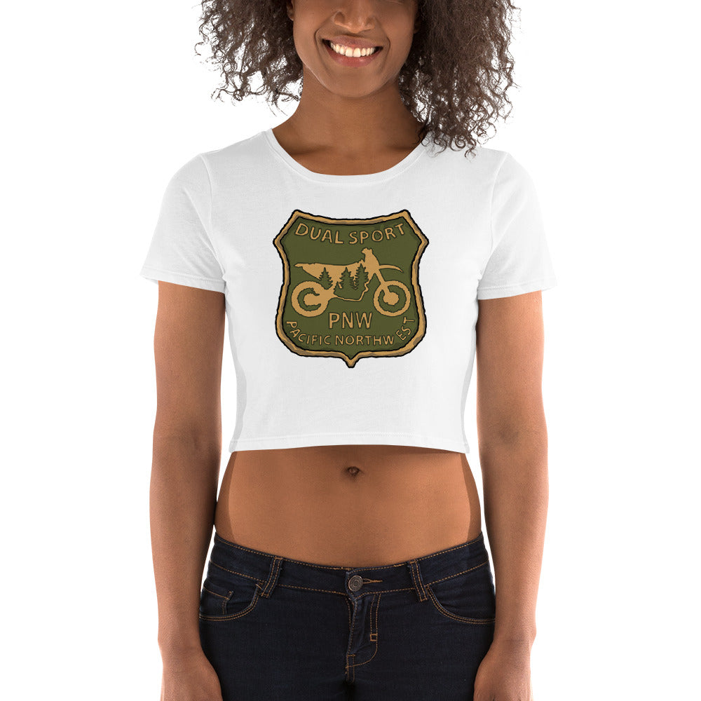 Sketchy Doodle Shirt, Women, Cropped