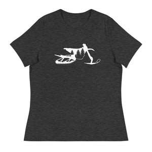 SnowBike Shirt, Women, Relaxed, White