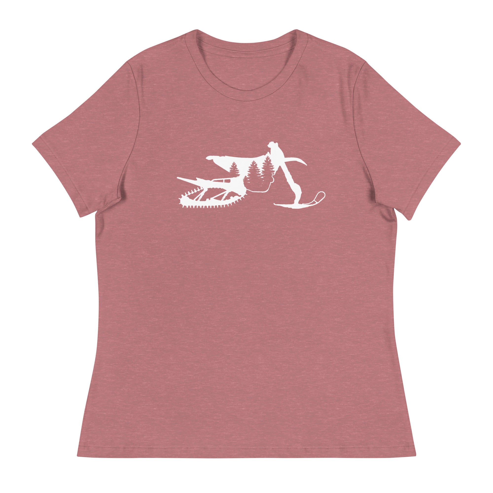 SnowBike Shirt, Women, Relaxed, White