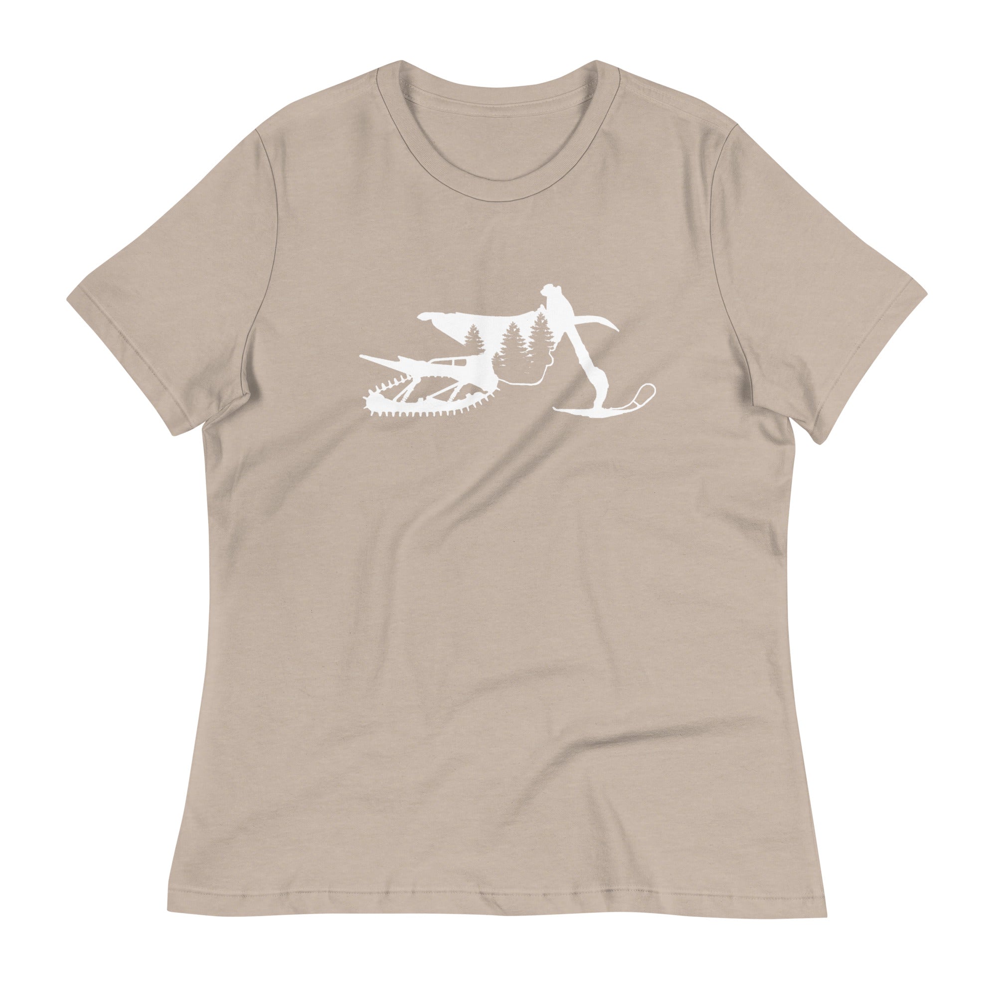 SnowBike Shirt, Women, Relaxed, White