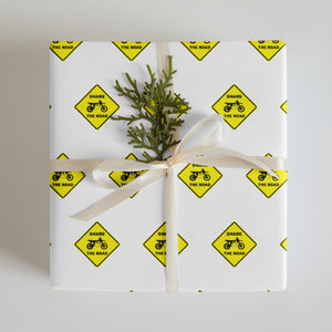 Share The Road Wrapping Paper